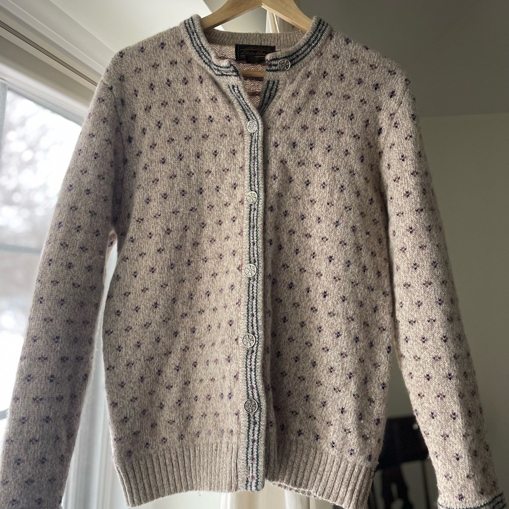 Vintage Eddie Bauer Wool Cardigan